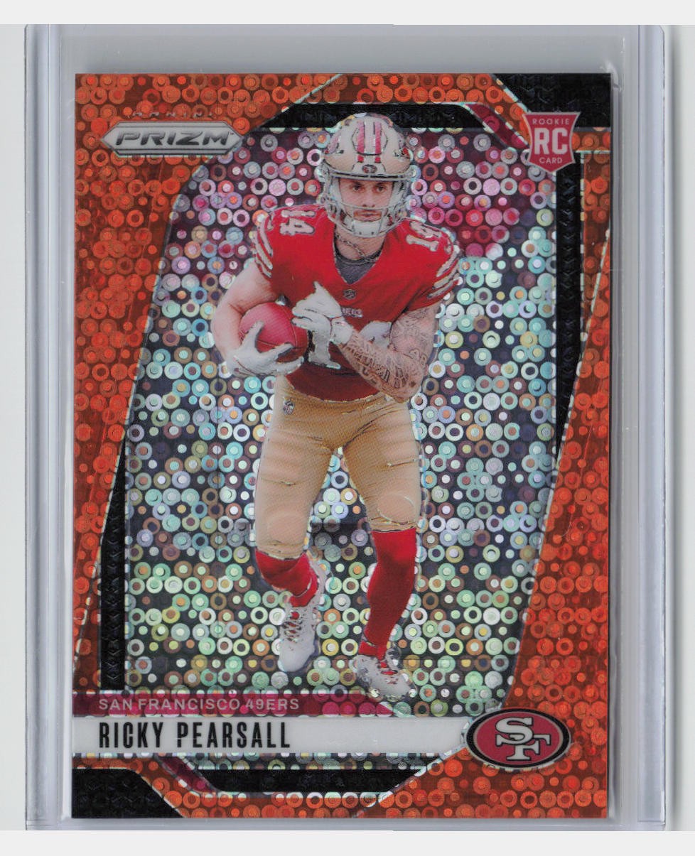 2024 Panini Prizm #383 Ricky Pearsall Orange Disco Prizm