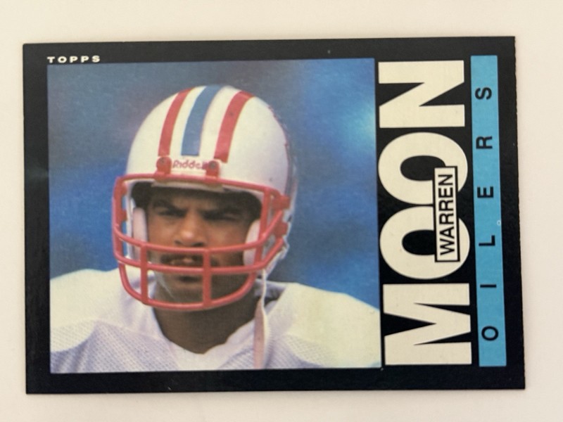1985 Topps Warren Moon RC #251 Houston Oilers HOF