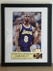 Kobe Bryant Autographed Signed 5x7  photo In a 8x10 Matt “Lakers” HOF,  COA