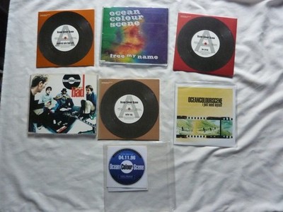 Job lot Ocean Colour Scene 7 CD singles some promos