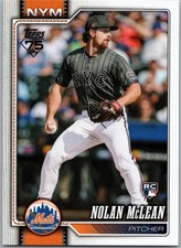 2026 Topps Nolan McLean Rookie Card RC #214 Mets