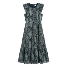 J. Crew Paisley Midi Dress Size 00