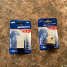 One Duplex Landline Telephone Jack by SBC, splitter, SB0605  One Inline Coupler