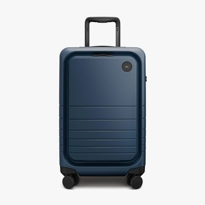 Monos Carry-On Pro Expandable Luggage 2026 Award Winning 23''  Blue TSA Lock