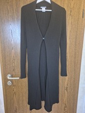 Sarah Pacini Strickmantel lang tiefschwarz  Onesize zwei Lagen