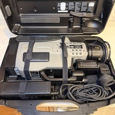 Panasonic AG-456 SVHS Camcorder Video Camera w/ Case, Power , S-VHS