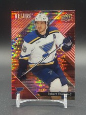 2024-25 Upper Deck Allure #58 Robert Thomas Red Rainbow Parallel Blues
