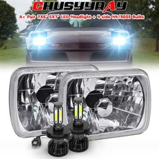 5x7 7x6 Led Headlight Hi Lo Beam H49003 H6054 For Pontiac Firebird 1982-1990