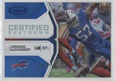 2017 Certified Shutdown Mirror Blue 32/50 Lorenzo Alexander #CS-LA t6r
