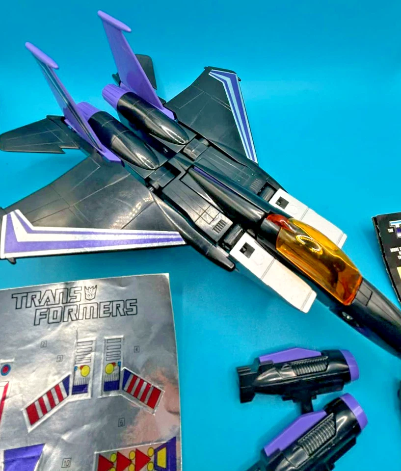 1985 SKYWARP 100% COMPLETE w/TECH SPEC G1 TRANSFORMERS UNUSED HIGH GRADE - Image 4 of 4