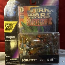 Kenner Star Wars Shadows of the Empire Boba Fett vs IG-88 2-Pack w  Comic