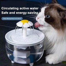 Cat Water Fountain Stainless Steel 1L Automatic Pet Dog Water Fountain