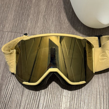 SMITH Squad Mag Ski/Snow Goggles Coyote ChromaPop Sun Black Gold Mirror Lens