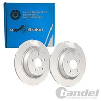 2X RAP Bremsscheiben Ø302Mm Voll Hinten Passend FüR Ford Focus Kuga | R-D1141C
