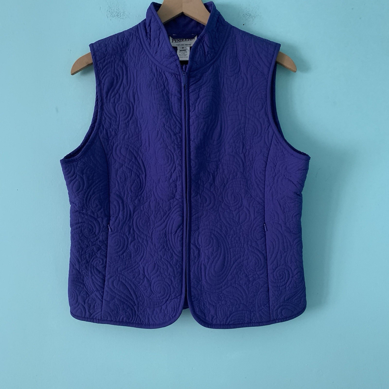 Pendleton Quilted Lightweight WOMENS Jacket Vest … - image 1