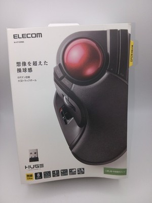  Open Box ELECOM Huge Trackball 2.4GHz Wireless USB Mouse M-HT1DRBK