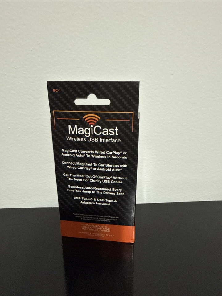 Magi Cast Power Acustik Wireless USB Interface-Car play & Android Auto  - Image 3 of 4