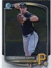 2025 Bowman Chrome Draft Prospect Rookie Konnor Griffin #102 Pirates