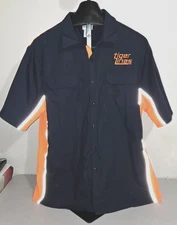 Reflective Nice Embroidered Tiger Lines TruckingSize 2XL Button Shirt Pckts