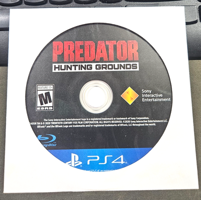#ad PREDATOR HUNTING GROUNDS PS4 DISC ONLY GOOD $9.99