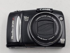 Canon PowerShot SX120 IS 10.0 MP Digital Camera Black - Working