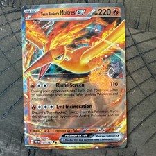 Team Rocket's Moltres ex 031/182 SV10: Destined Rivals Pokemon Card TCG 
