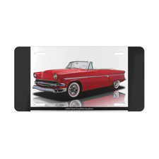 1954 Ford Crestline Sunliner License Vanity Plate 1954 Ford Crestline Sunliner License Vanity Plate