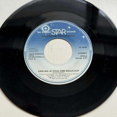 Ballroom Orchestra - Darling Je Vous Aime Beaucoup 45rpm VG+ R9