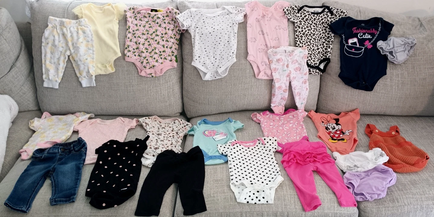 Baby girl clothes 23 pieces size 3-6 months bundle