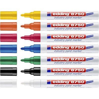 Edding - Paint Marker 8750 Industrial 2-4mm Red | Pack of 10