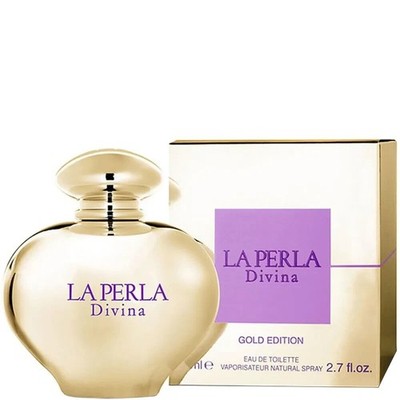    La Perla Divina Eau de Toilette für Damen 80ml Gold Edition Neu OVP  