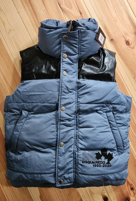 Dsquared2 Steppweste Daunenweste Dsquared2 Down Vest ICON Blau L / 50