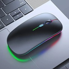 2025New Wireless Mouse Gaming Mouse Backlight USB Compatible RGB Rechargeable