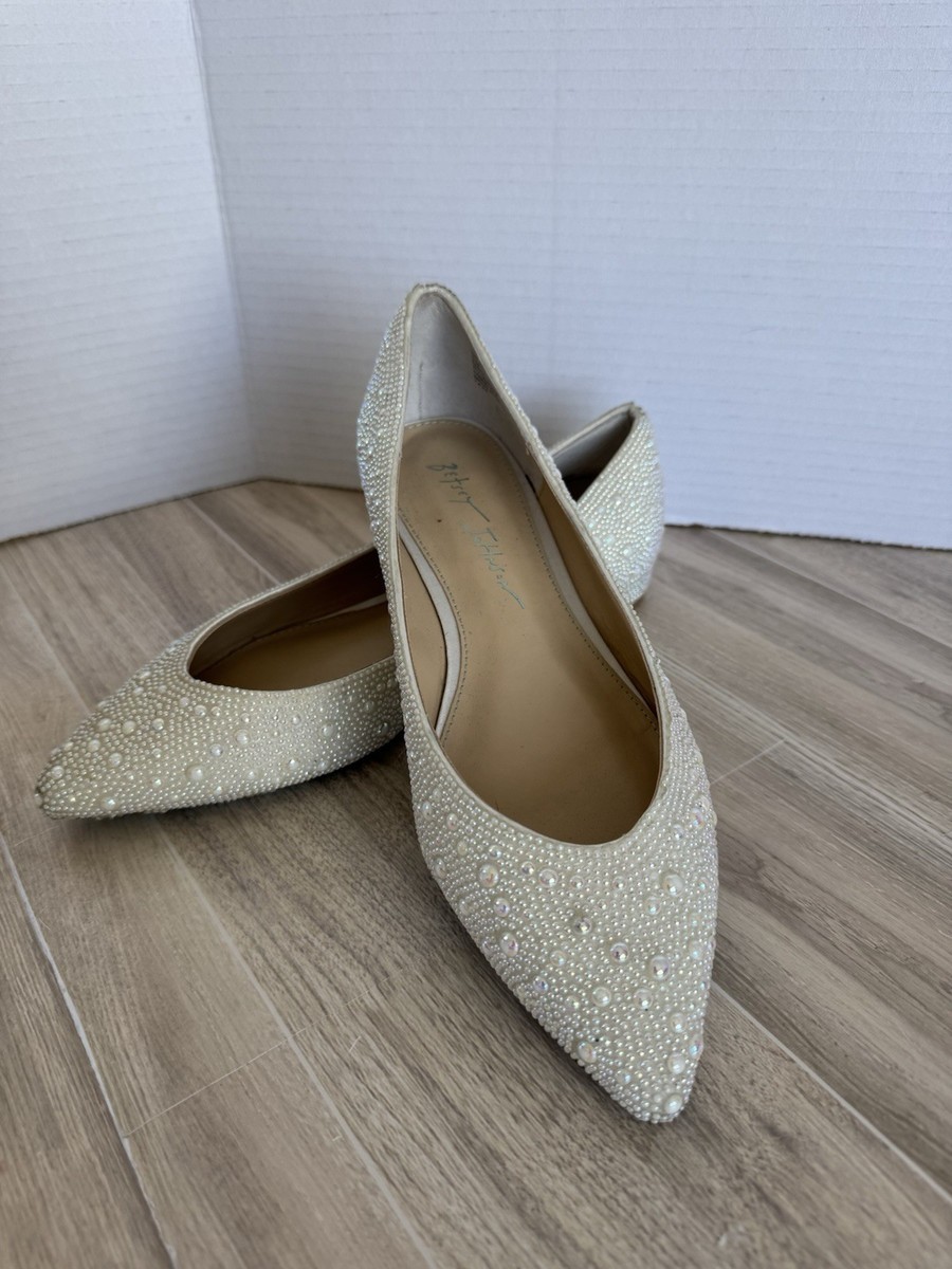 blue by betsey johnson molly rhinestone slingback dress flats Brenda Knit Two-Piece Set- Light Blue Floral main image 0