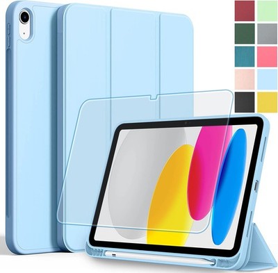 Stifthalter Hülle + 9H Schutzglas für iPad (A16) 11./10. Generation (2025/2022)