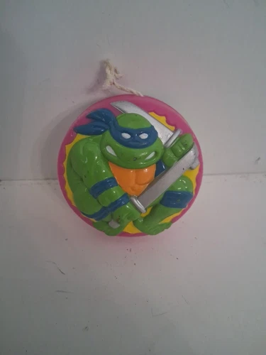 Vintage 1989 TMNT Leonardo Teenage Mutant Ninja Turtles Yo-Yo With String