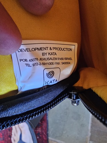 Kata 3N1-20 Camera Bag Sling Backpack DSLR Black Red Yellow EUC - Picture 7 of 13