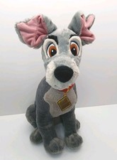 Disney Parks Lady and the Tramp Tramp Plush 14" Authentic Stuffed Animal Toy