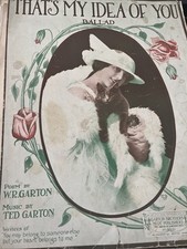 That s My Idea I d You Garton Sheet Music