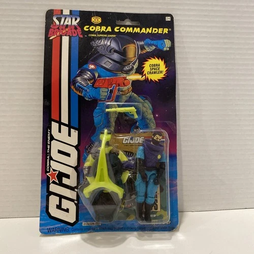 GI Joe Star Brigade #24 Cobra Commander – Card Wear – Bubble Lifted (see descr)