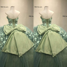 Bow for Quinceanera Dresss Sparkly Sweet 15 16 Dress Accessories Prom XV