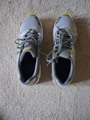 Size 10 - ASICS Gel DS Trainer 14 White Tai Chi Yellow