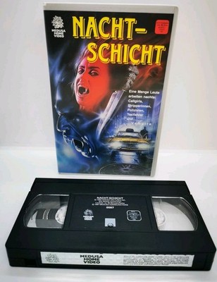 Nacht-schicht AKA Graveyard Shift VHS PAL German Medusa Big Box MINT Tested   