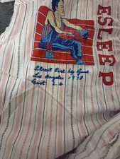 ESLEEP Vintage 1980  s Rare Womens Henley Sleepwear