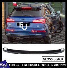 GLANZ SCHWARZ HECK DACH FLÜGEL LIPPE SPOILER BODY KIT FÜR AUDI Q5 FY MK3 2017-2020 GLANZ SCHWARZ HECK DACH FLÜGEL LIPPE SPOILER BODY KIT FÜR AUDI Q5 FY MK3 2017-2020