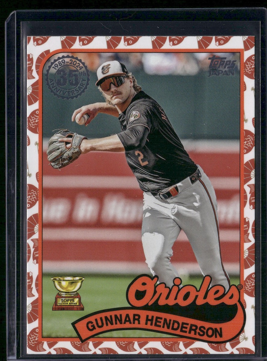 2024 MLB Topps Japan Edition GUNNAR HENDERSON Koi 1989 #89J-36