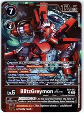 BlitzGreymon ACE Rare Versus Monsters Foil EX9-013 R NM