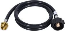 4 Feet Propane Hose Adapter 1Lb to 20Lb Converter, Propane Tank Hose Extension,