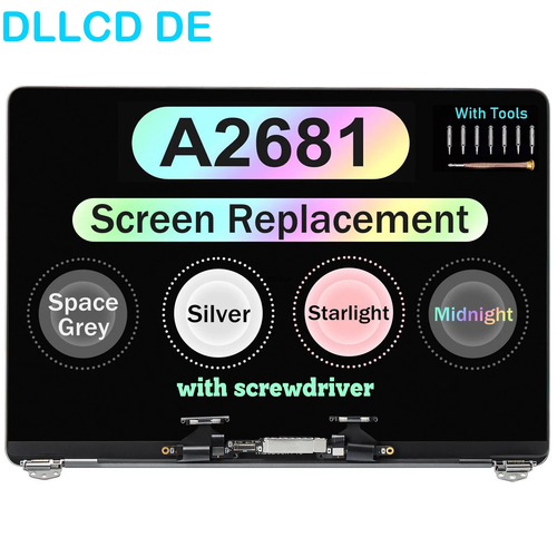 For MacBook Air A2681 2022 M2 LCD Screen Display Replacement Assembly EMC:4074 - Bild 2 von 9