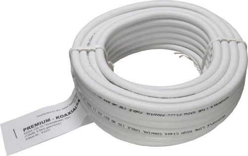 SET-ONE KOAX 135-10 Kabel 10m, 135dB, 5-fach, ALU